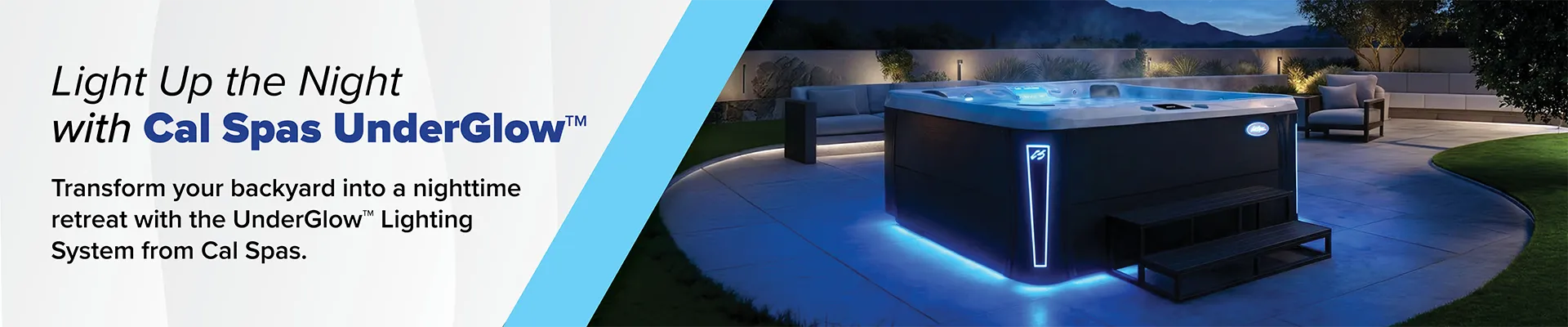 Calspas hot tub being used in a family setting - Passaic