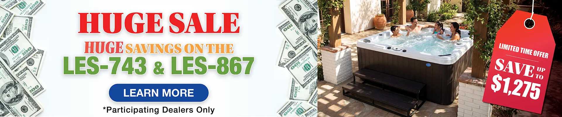 Calspas hot tub being used in a family setting - Passaic